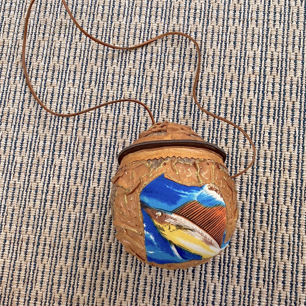 Coconut Haitian Purse